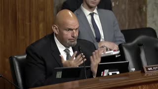 SAD: Sen. John Fetterman Delivers an Unintelligible Speech During Committee Hearing