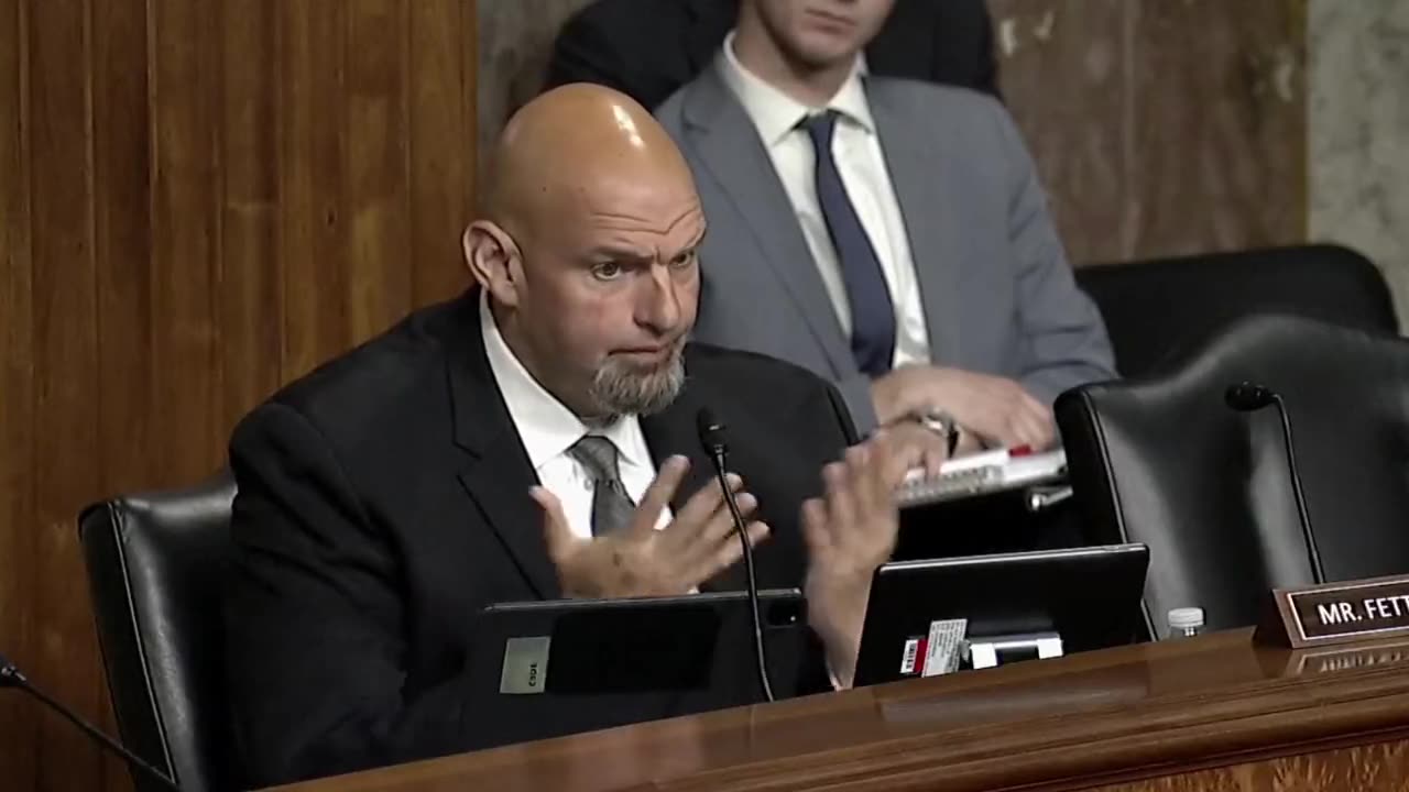 SAD: Sen. John Fetterman Delivers an Unintelligible Speech During Committee Hearing