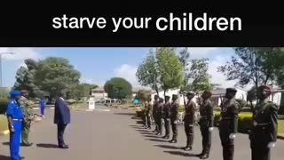 See when the devil wants to starve your children