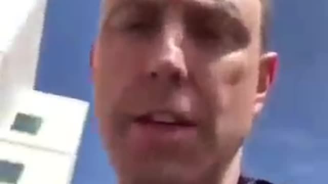 Doctor is being escorted out of medical center after speaking at anti-vaccine rally
