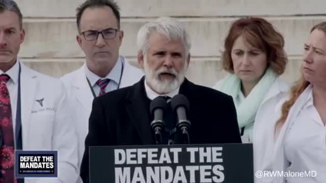 DC defeat the mandates rally with Dr Robert Malone’s great declaration