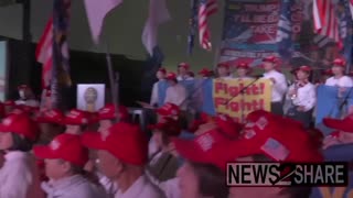 Japanese choir performs "God Bless America" at the Rod of Iron Freedom Festival in Pennsylvania