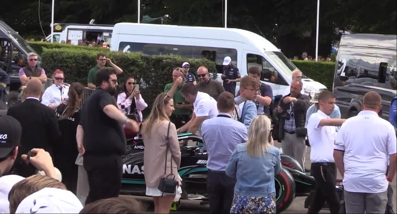 Formula One cars at the 2022 Goodwood Festival of Speed