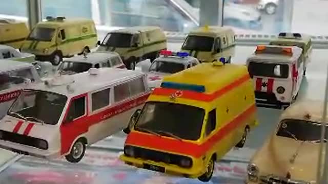 Models of cars, buses and motorcycles