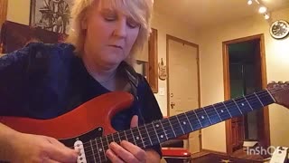 Cari Dell- Female lead guitarist funk blues jam