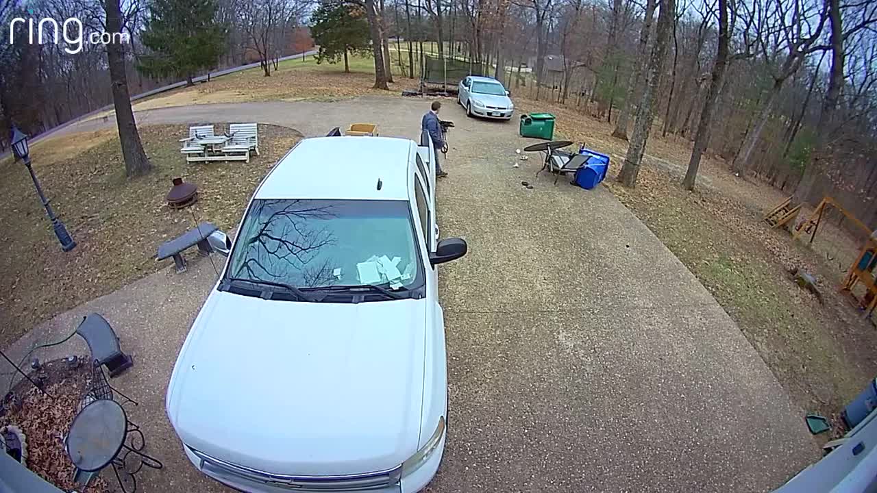 Excited Doggo Wrecks Lawn Table