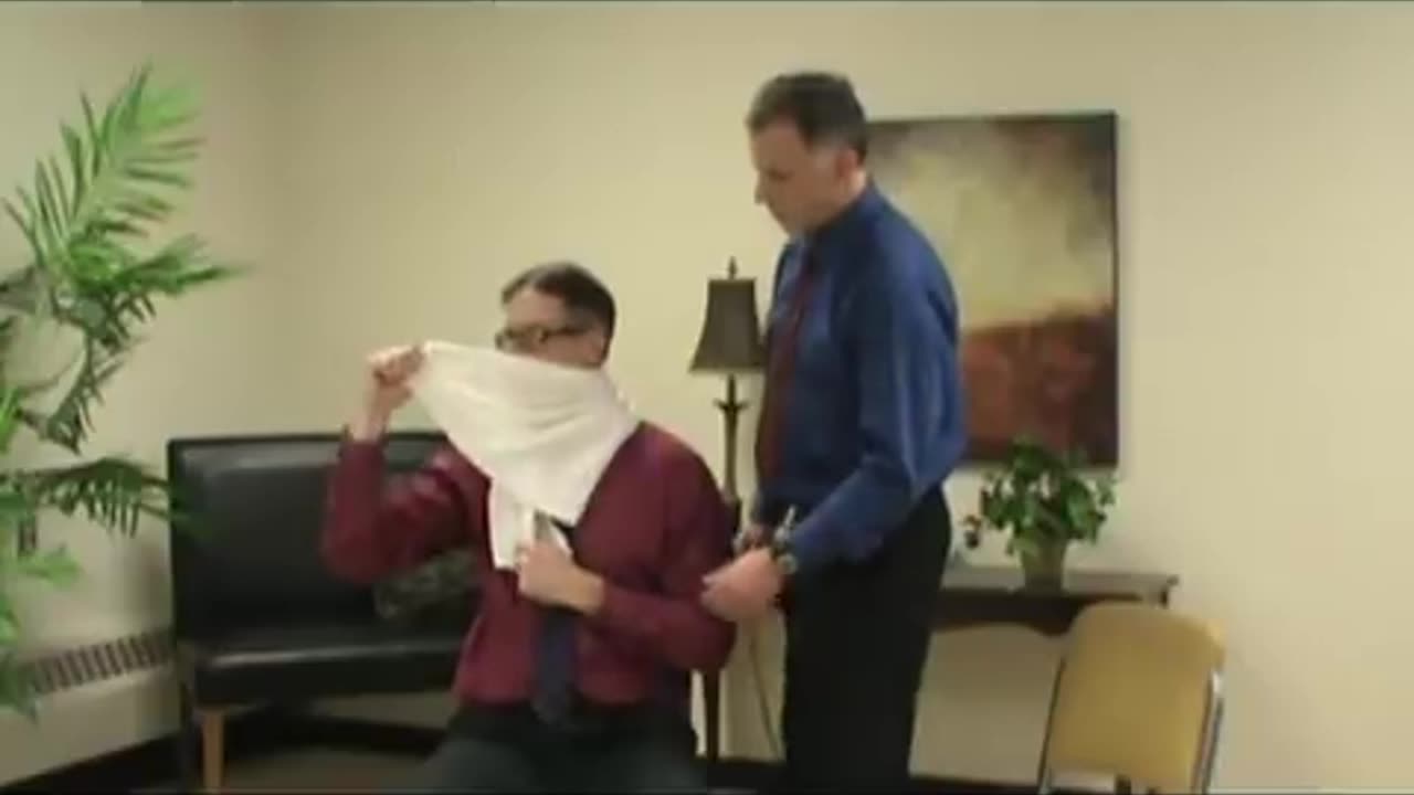 Neck Pain - Using a Towel to Decrease Neck Pain!