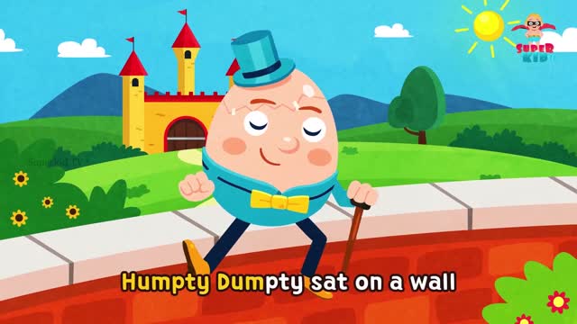 Humpty Dumpty Song | Nursery Rhymes | Kids Song