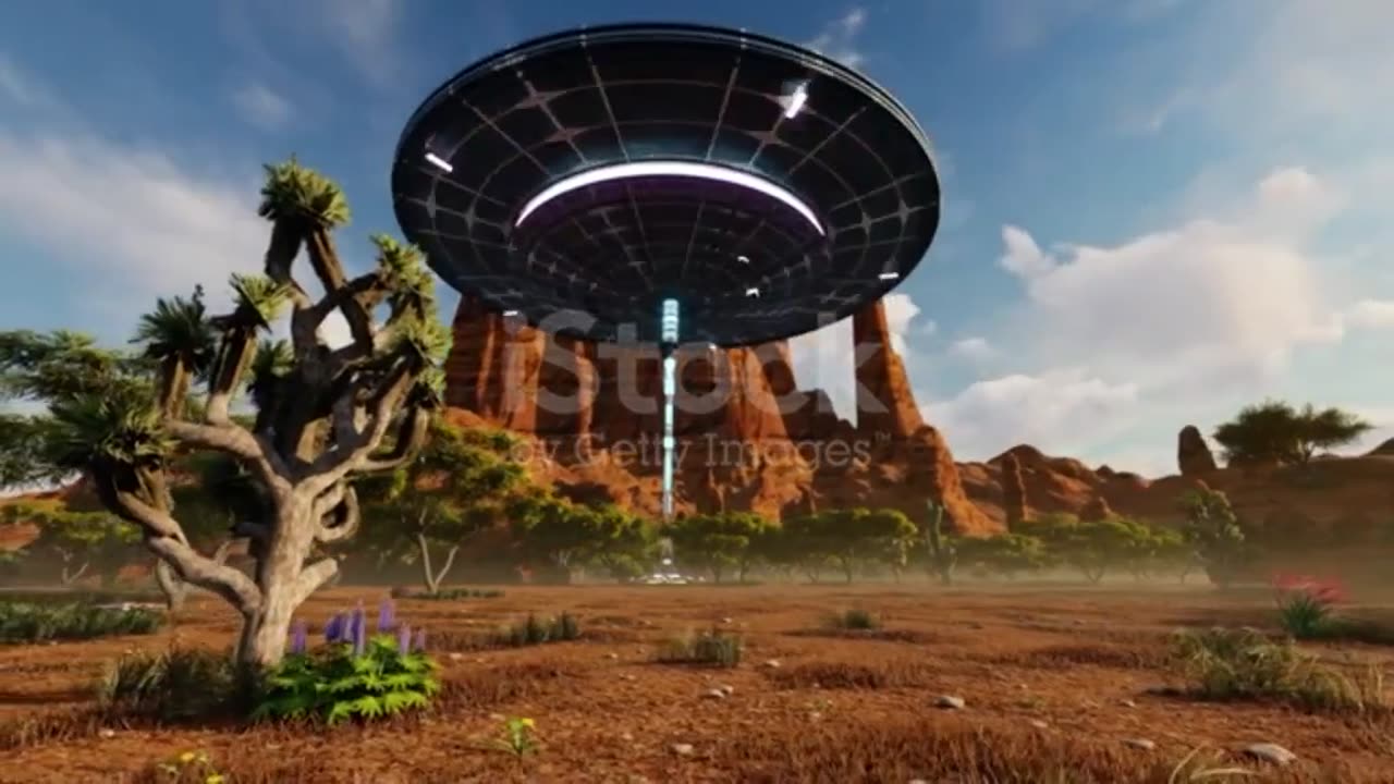 UFO OVER DESERT