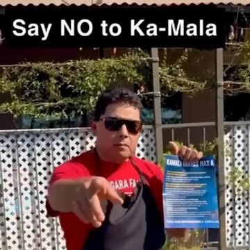 Kamala you are not hired. You are fired. QUEMALA!!