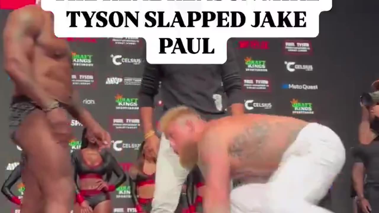Mike Tyson slapping Jake Paul will go in the history books