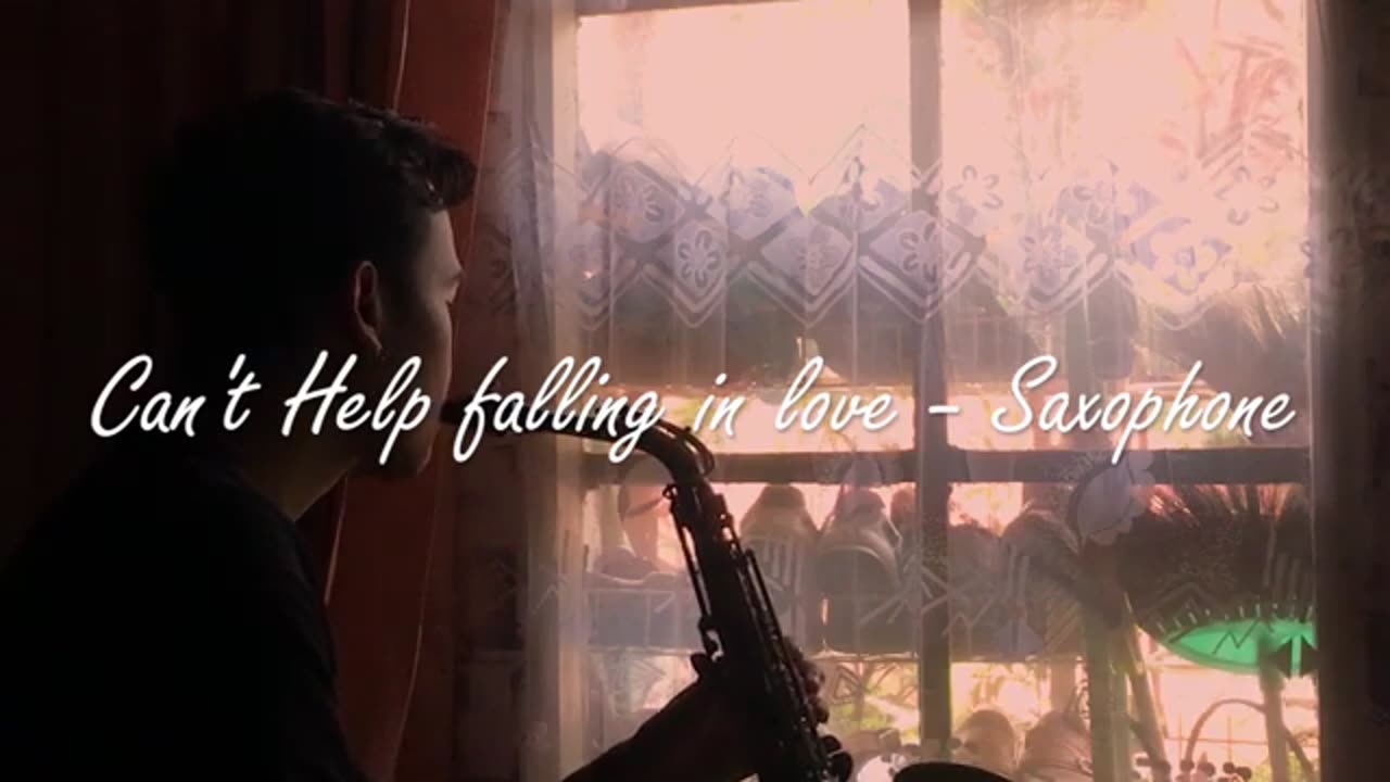 Can't Help Falling in love - Saxophone