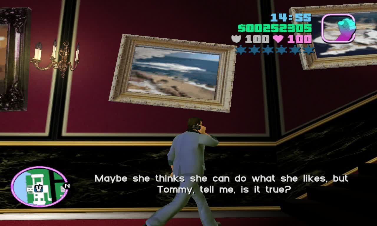 GTA: Vice City Walkthrough - Cortez's phone call after the ending scene (without commentary)