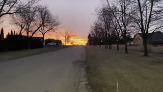 Red nor ning sky March 14 2021