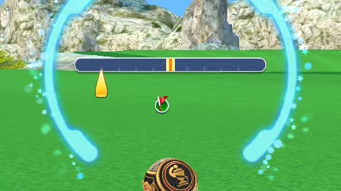 Golf Rival Cassis Inlets Hole 7 Par 5 another super long bounce in