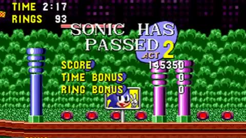 Sonic the Hedgehog Gameplay (Level 3) [Mega Drive]