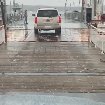 On and off Peel AR, ferry