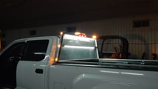 Snow plow lights