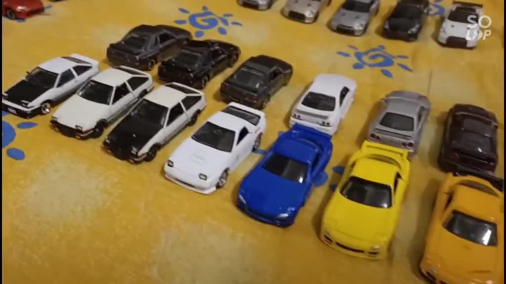 Japanese cars get together.