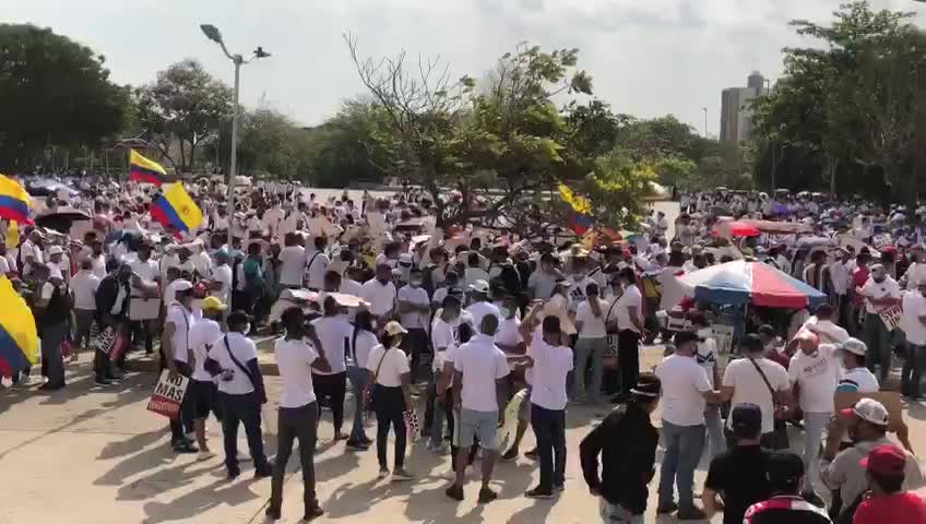 “¡No más extorsión!”: comerciantes y tenderos de Barranquilla