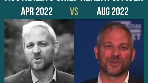 Australia’s Chief Health Officer Brett Sutton Then & Now