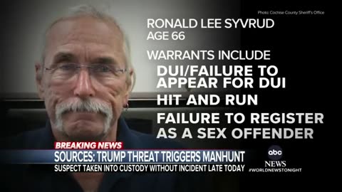 Man in custody in connection with alleged social media threat to kill Trump_ Sou