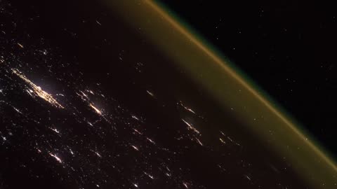 Power of Human Ingenuity: Rocket Launch Seen from Space