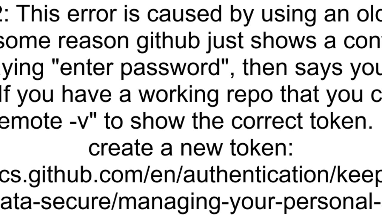 Git push HTTPS with Personal access token asking for password