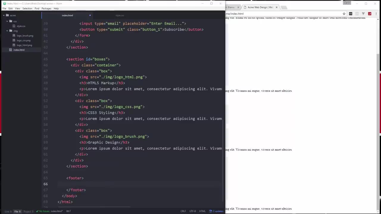 Web development