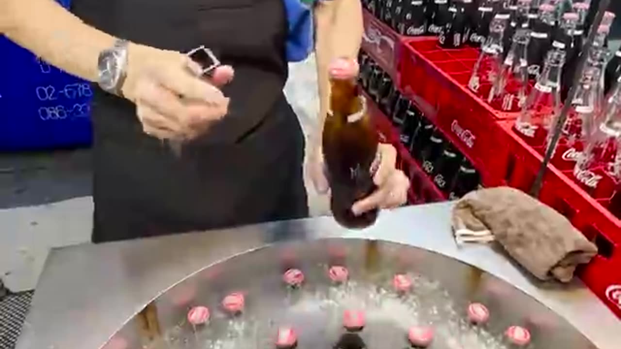 Thailand Special Ice Coca-Cola Making Skills #shorts