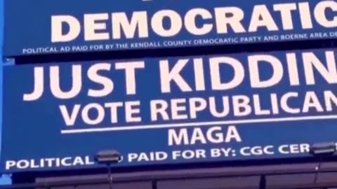 The Dems Gets NUKED After Deciding To Put Up Billboard In TX