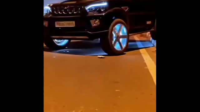 Mahindra Scorpio Mobified Black Colour