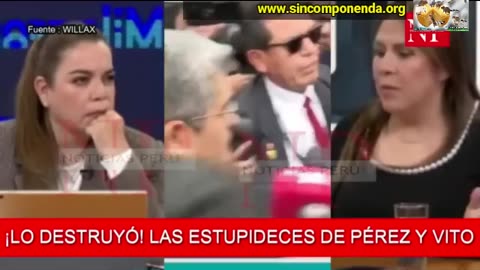 FISCAL PÉREZ ES TAN MENTIROSO Y PERVERSO COMO SU PADRINO MARTÍN VIZCARRA