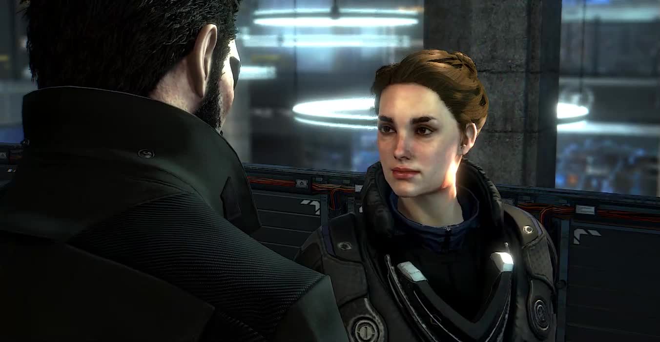 Interpol Aria Is Happy To See Adam Jensen After The Bombing Deus Ex Mankind Divided Game-play