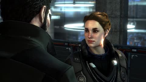 Interpol Aria Is Happy To See Adam Jensen After The Bombing Deus Ex Mankind Divided Game-play