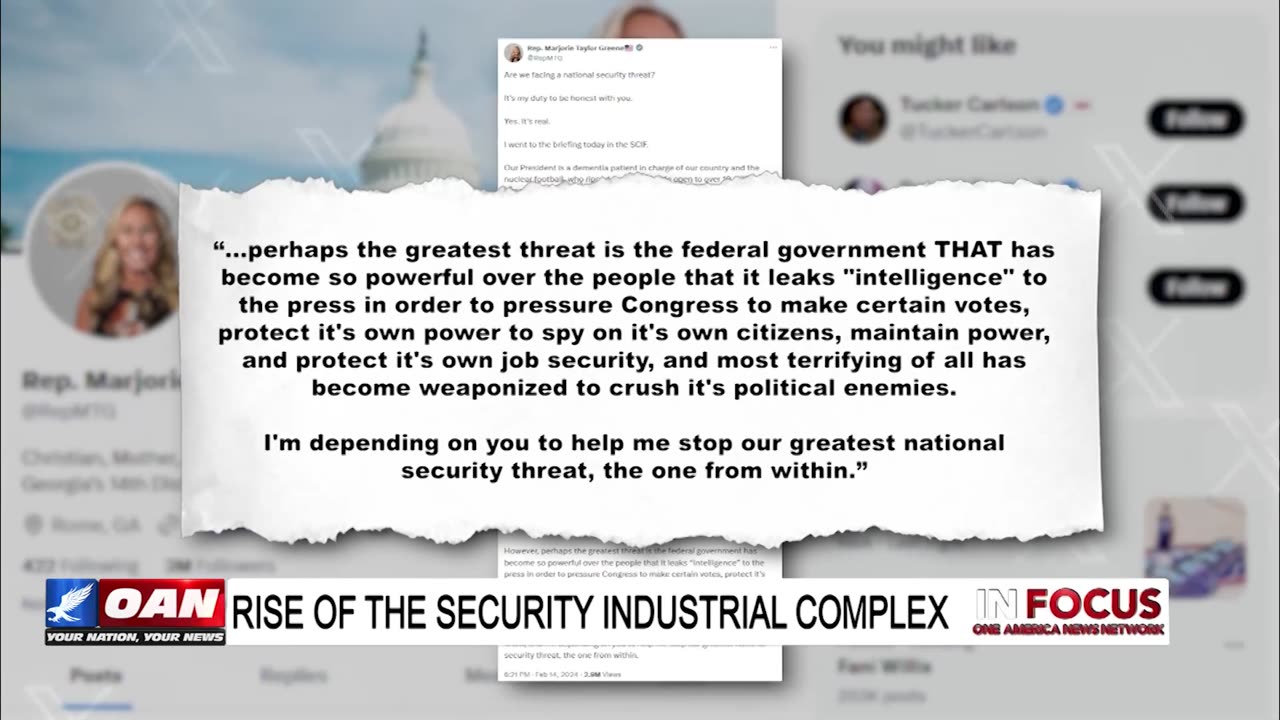 IN FOCUS: House Chair Turner Announced Serious "National Security Threat" with John W. Whitehead -
