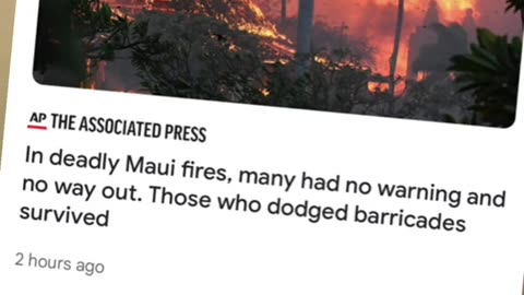 Wildfires Maui & BC