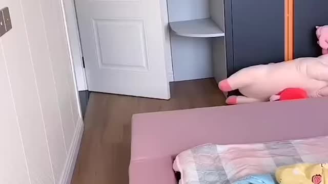 Funny baby video__When you have three cute naughty kids