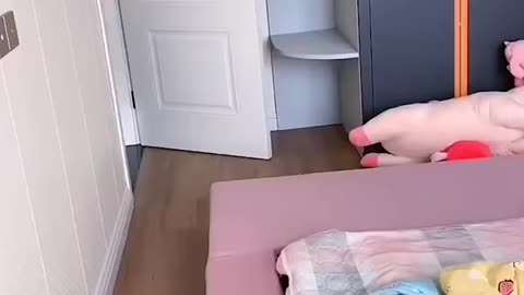 Funny baby video__When you have three cute naughty kids