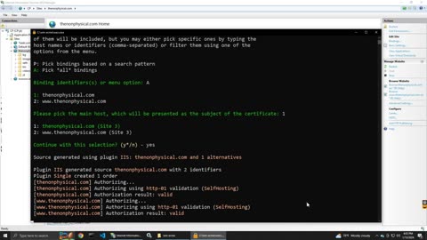 How to install free SSL certificates on Windows IIS | Let's Encrypt | win-acme.com #SSL #iis