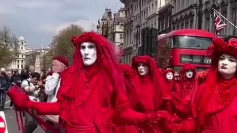 More circus in London i didnt know THE HANDMAID TALES were back