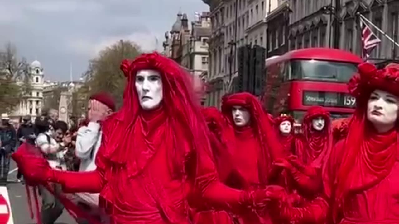 More circus in London i didnt know THE HANDMAID TALES were back