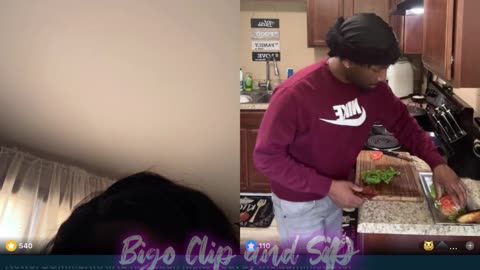 TomiKay wKOB cooking listens to TrinaB saying he's reporting everyone 9/6/24 #bigoclipandsip