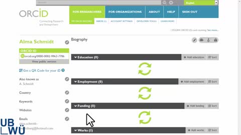 How to : use ORCID