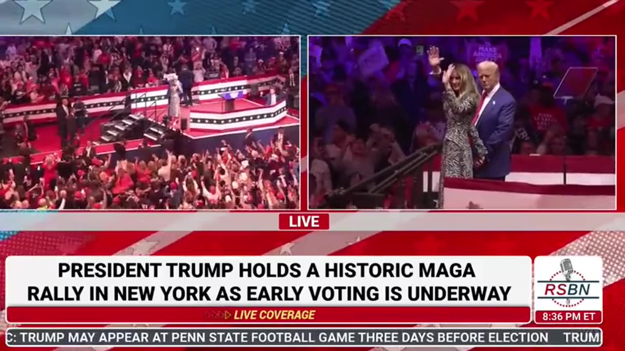 Melania Chuckles At Trump's Dance In Funny Clip