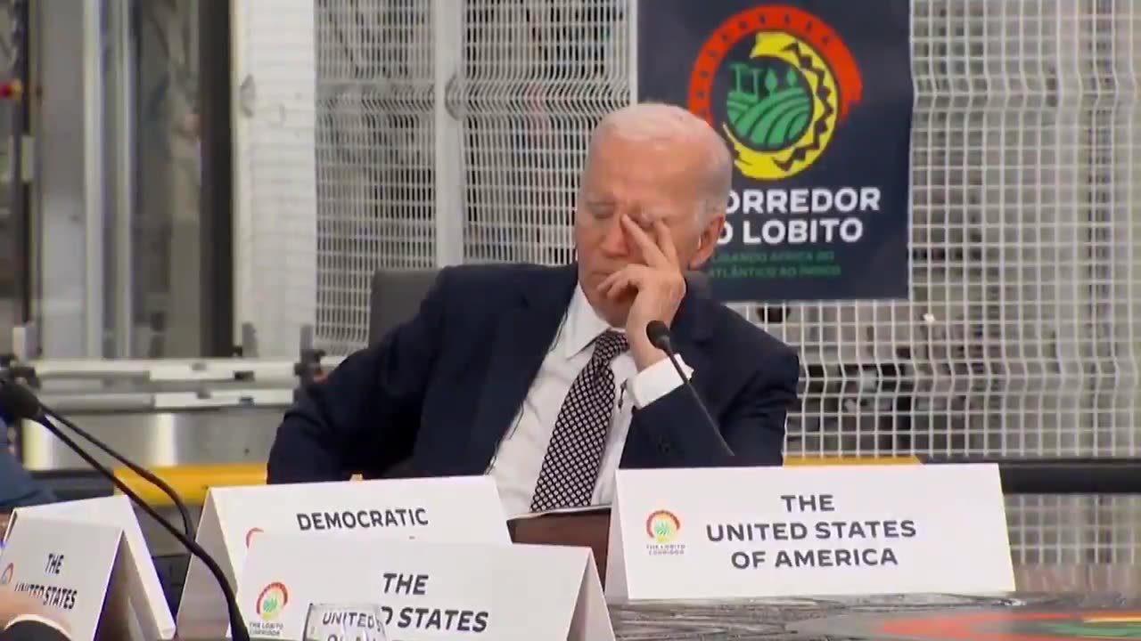 $1 billion in aid to Africans displaced by historic droughts, Biden fell asleep.