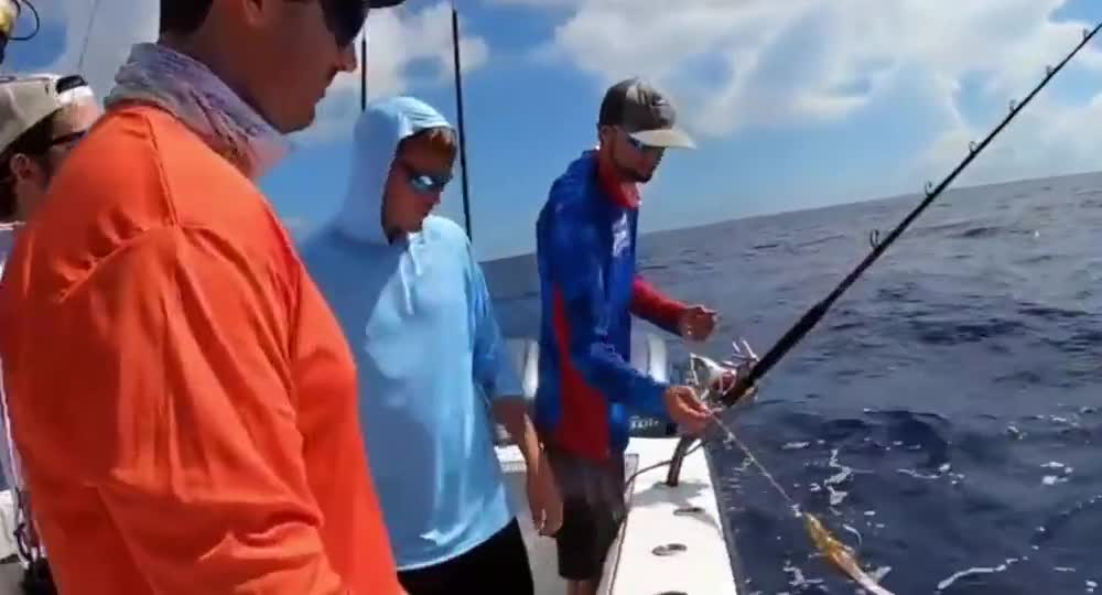 Jack the Sea fisherman, deep in the Pacific Ocean