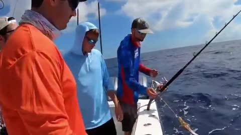 Jack the Sea fisherman, deep in the Pacific Ocean