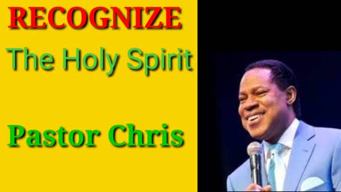 Recognize the Holy Spirit