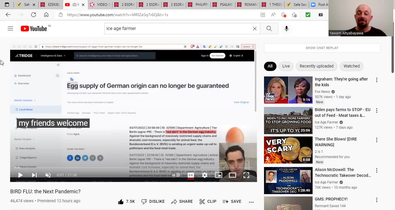 Famine is still coming (repent to Yahawashi)!